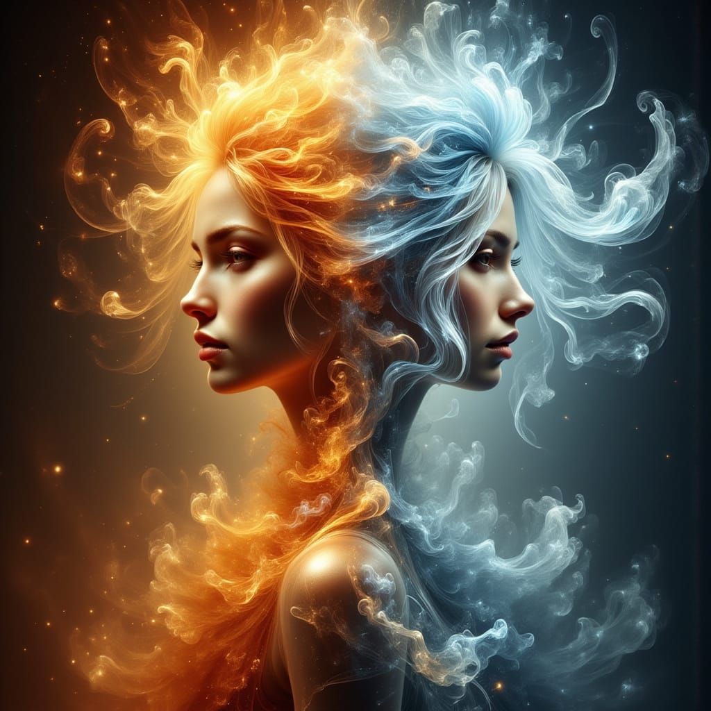 Fire and Ice Personified: A Dramatic Duality