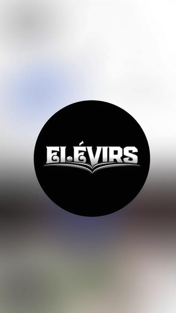 Modern Motivational Logo with Metallic Shine