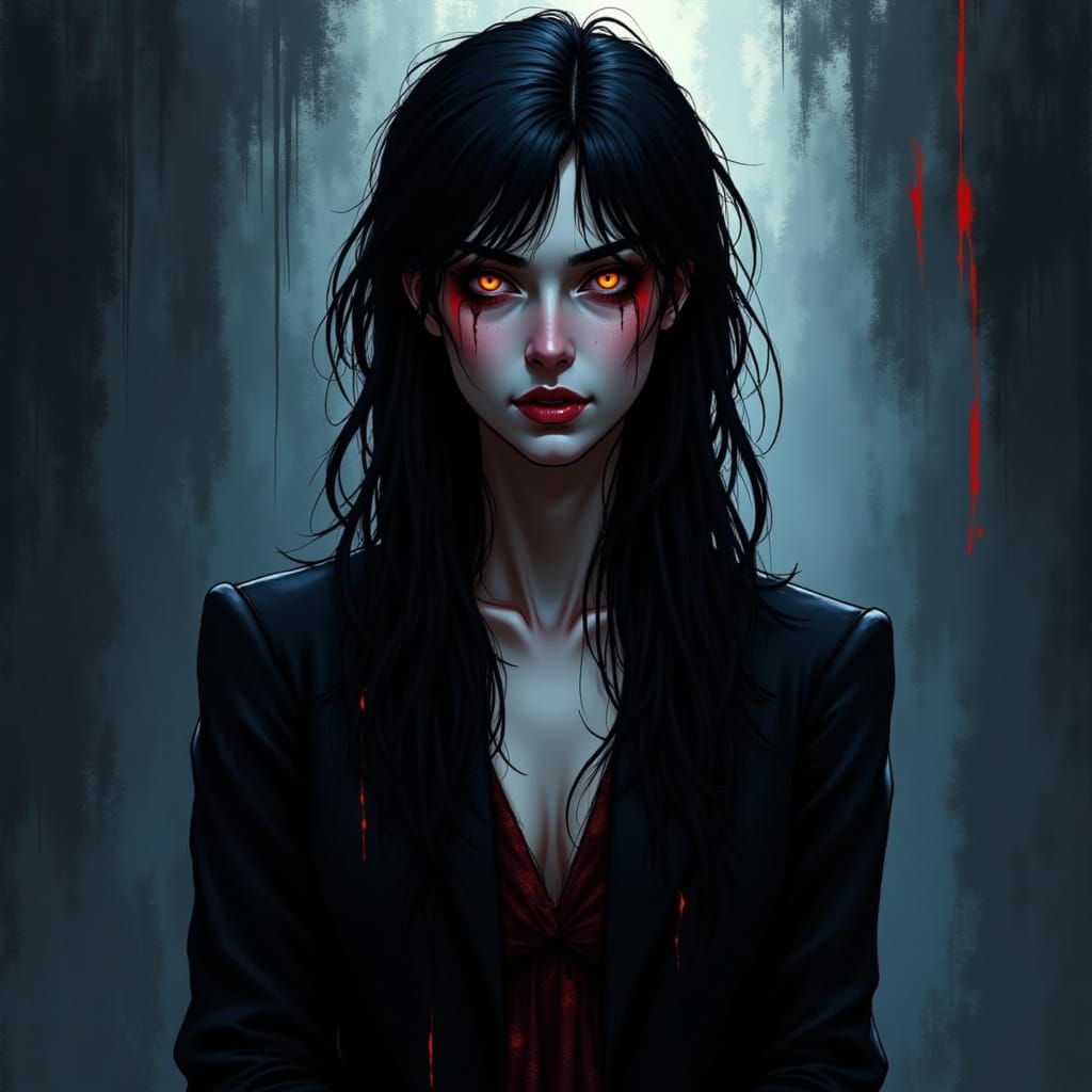 Ethereal Paper Doll Vampire