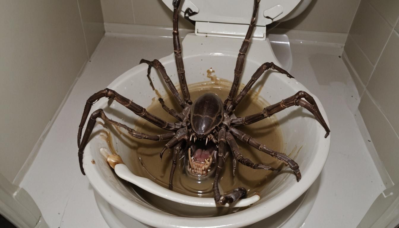 Waiting in a toilet near you