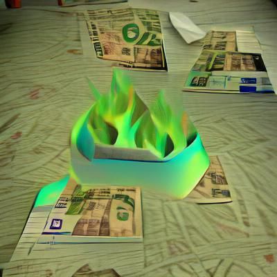 burning money