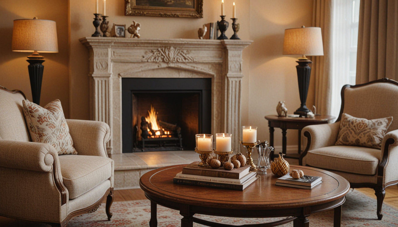 Cozy Living Room in High-End Photorealistic Style