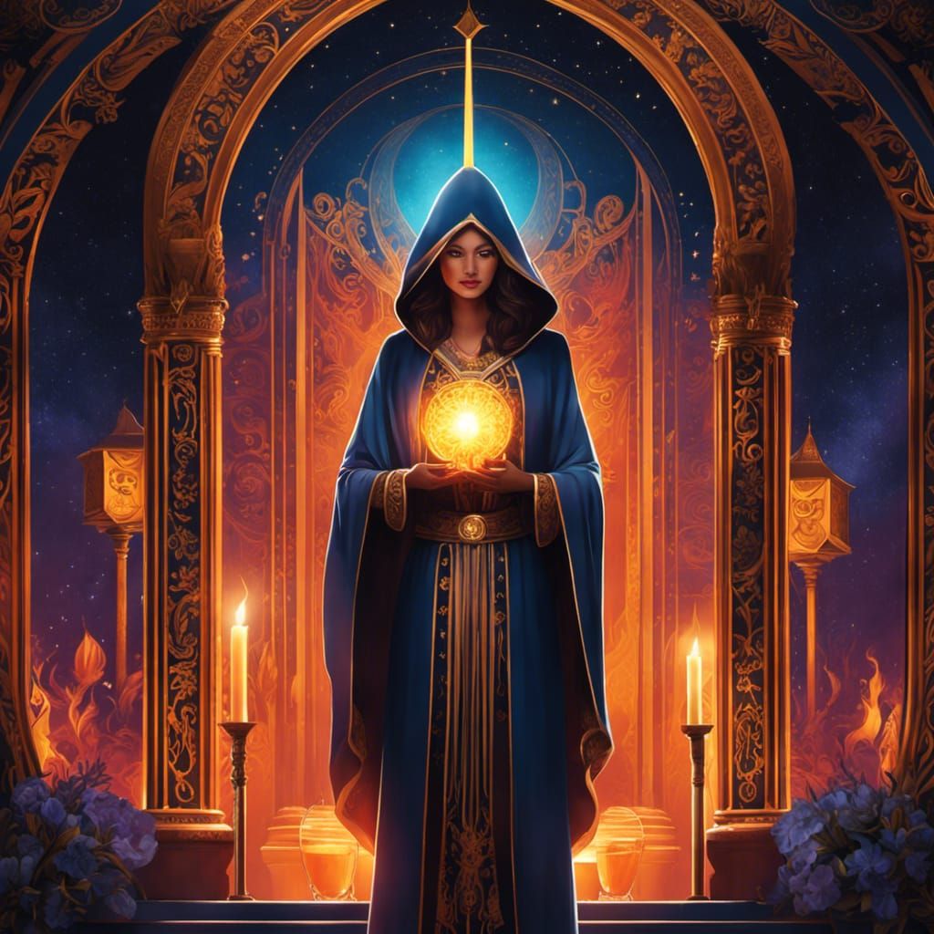 "High Preistess" Tarot art