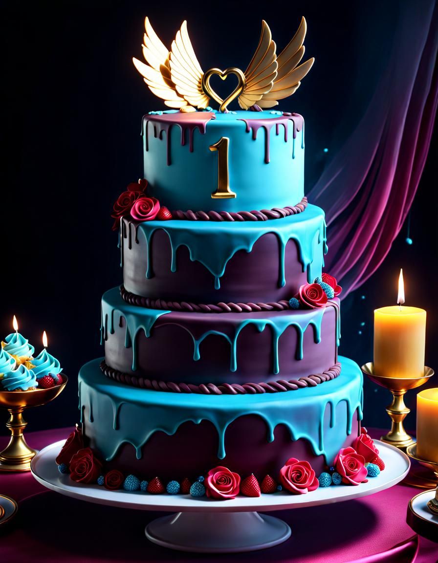 AI Cakes Ltd presents their newly released 1st day of divorce celebration cake