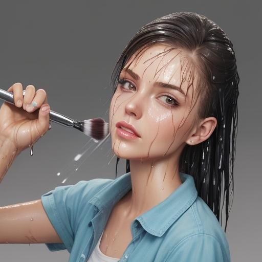 wet brush airbrush
