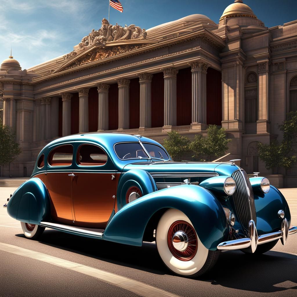 1938 Fastback Car at Washington Opera House