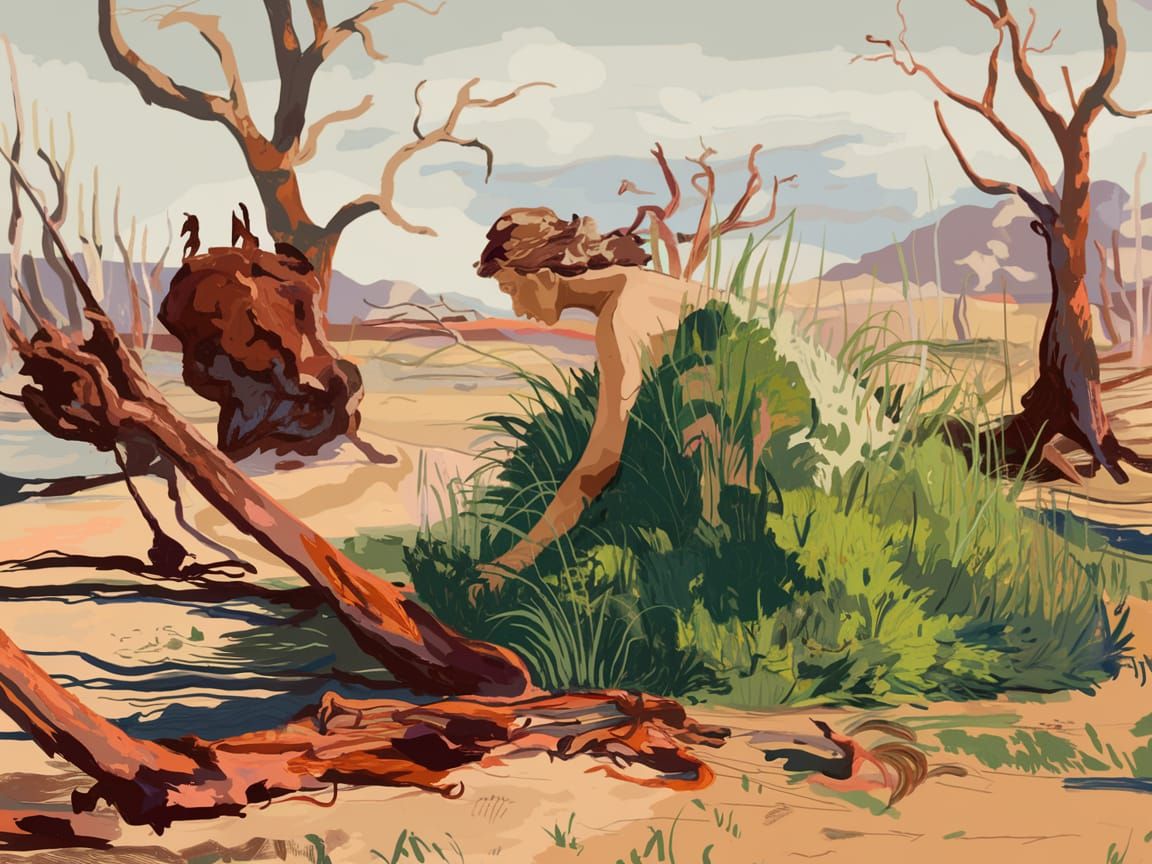 Epic Impressionist Masterpiece: Mother Nature's Resilience i...