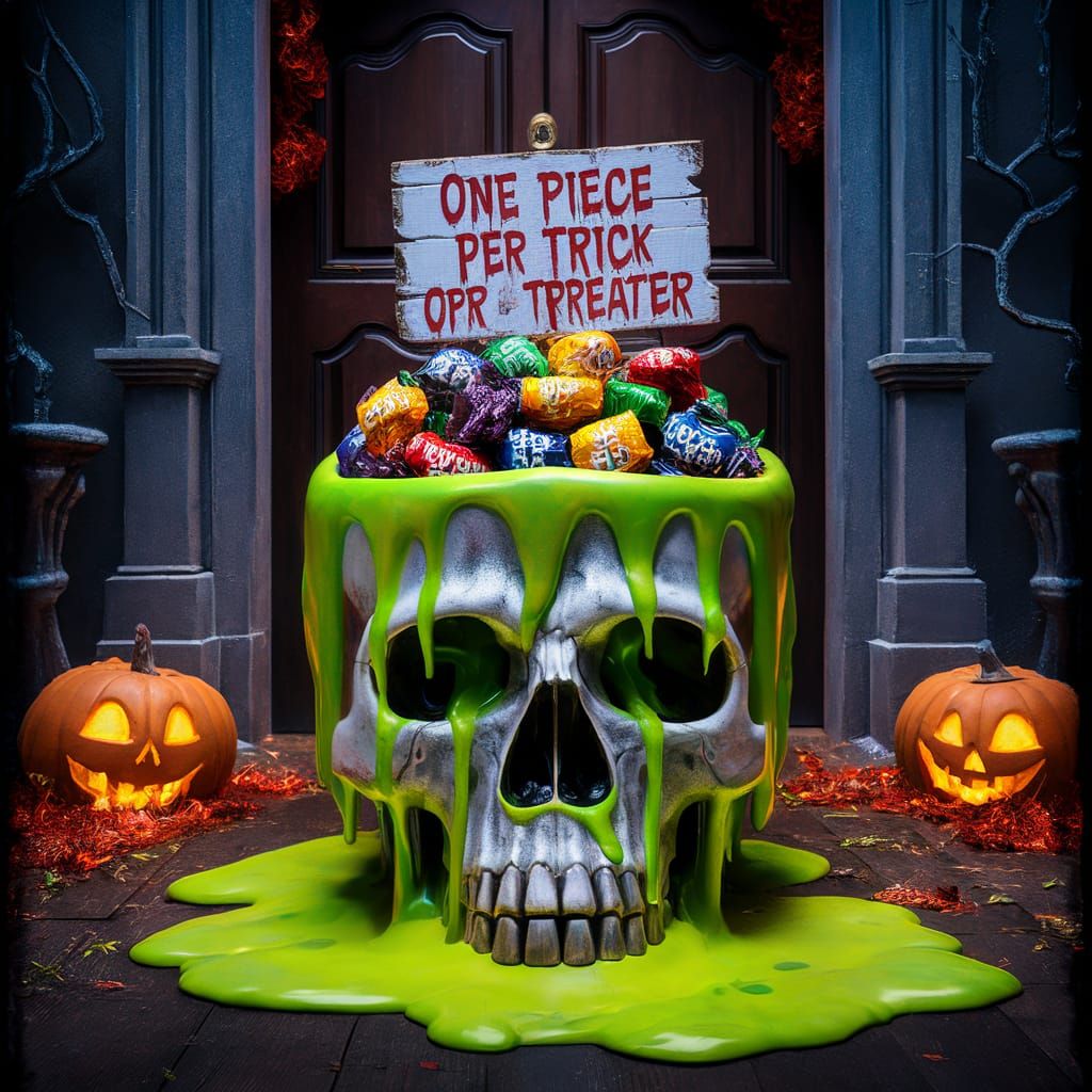 Halloween Skull Candy at Haunted Mansion