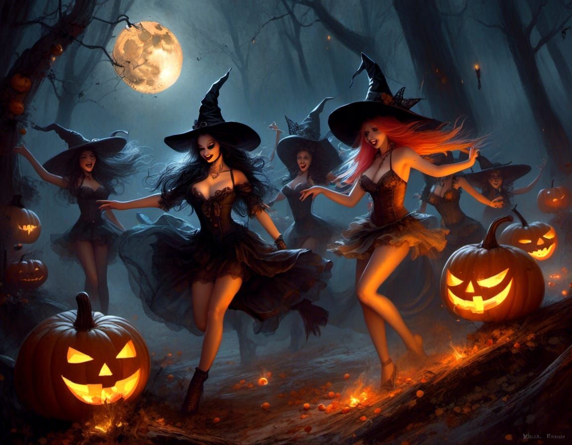 Dance of the Witches: A Halloween Rhyme, Part 3