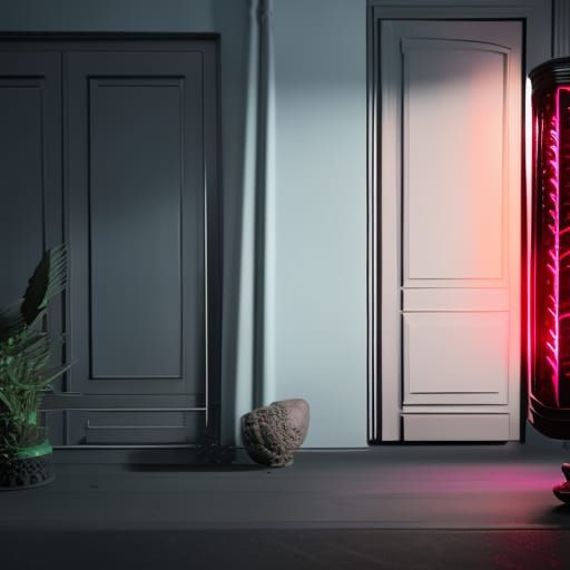 Creature of the Night Emerges in Dark Kitchen