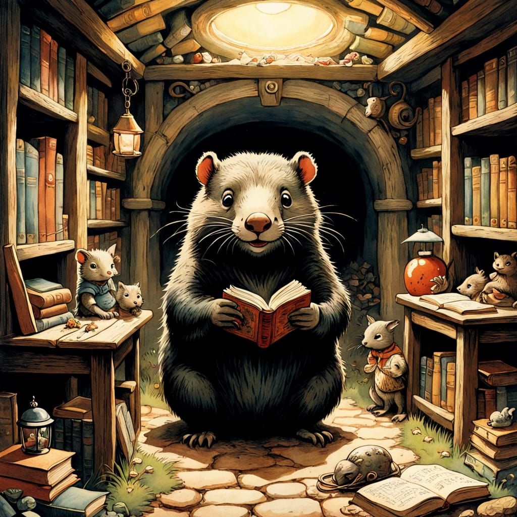 Cozy Underground World of Whimsical Wonder