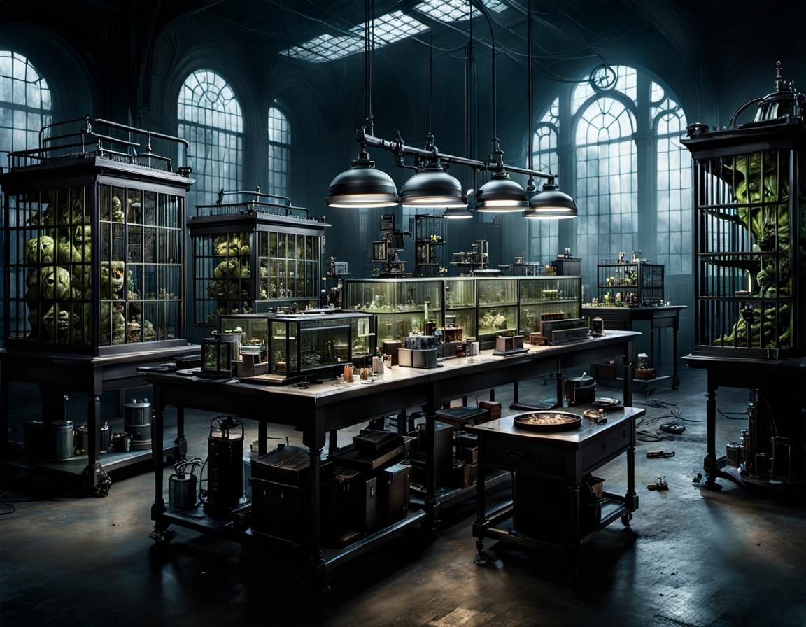 Living slime laboratory