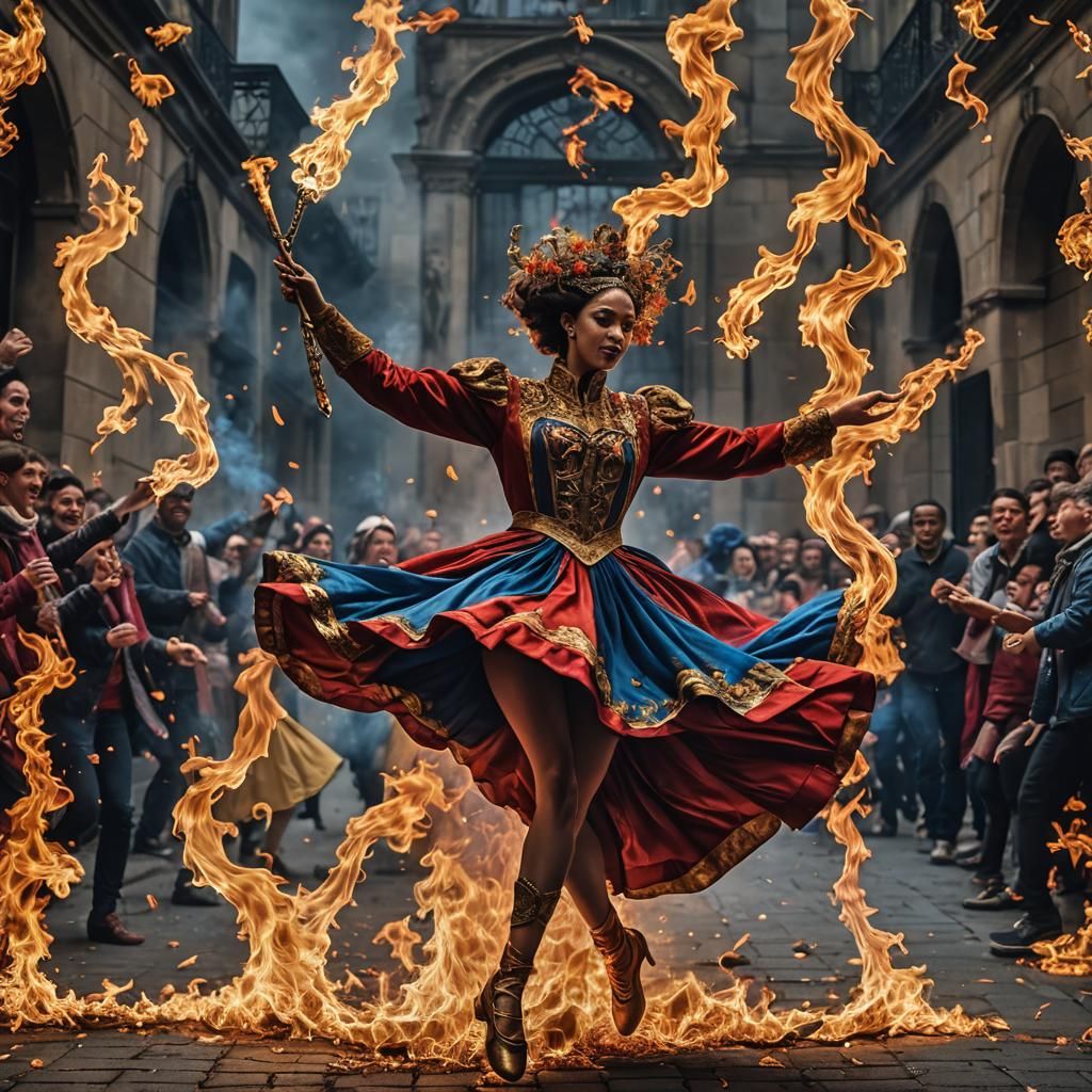 Spectacular Flames Dance in a Hyperrealistic Display