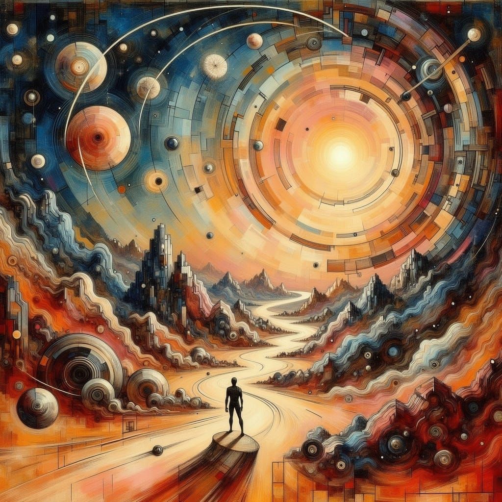 Surreal Mars Landscape Unveiled