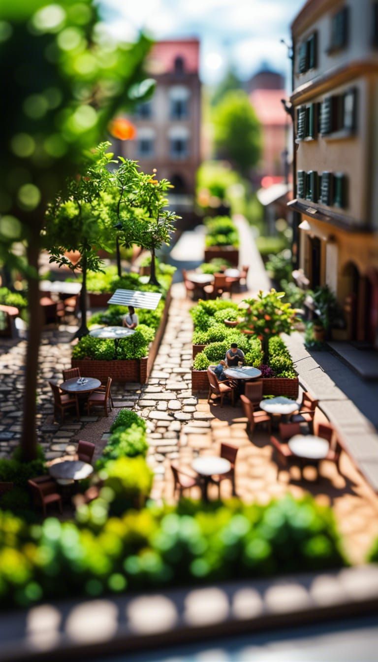 Solarpunk inner city