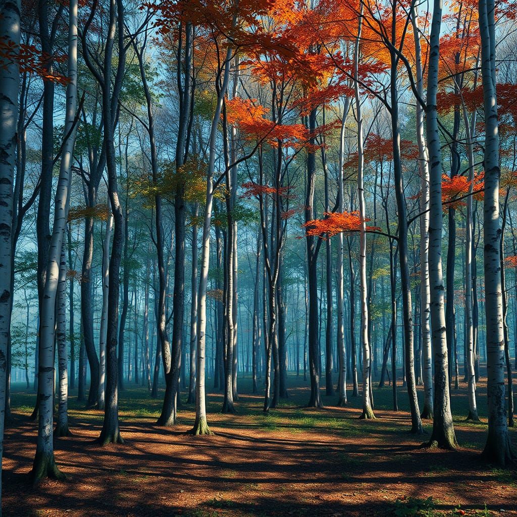 Enchanted Forest Patterns in Deep, Rich Colors