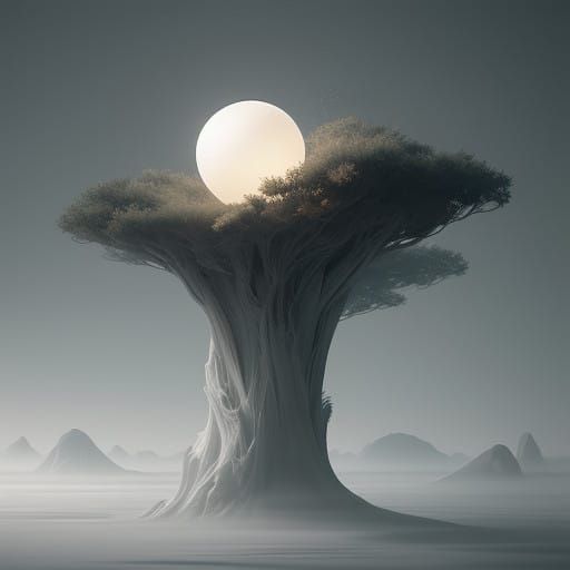 Ethereal Orb in Subdued Light