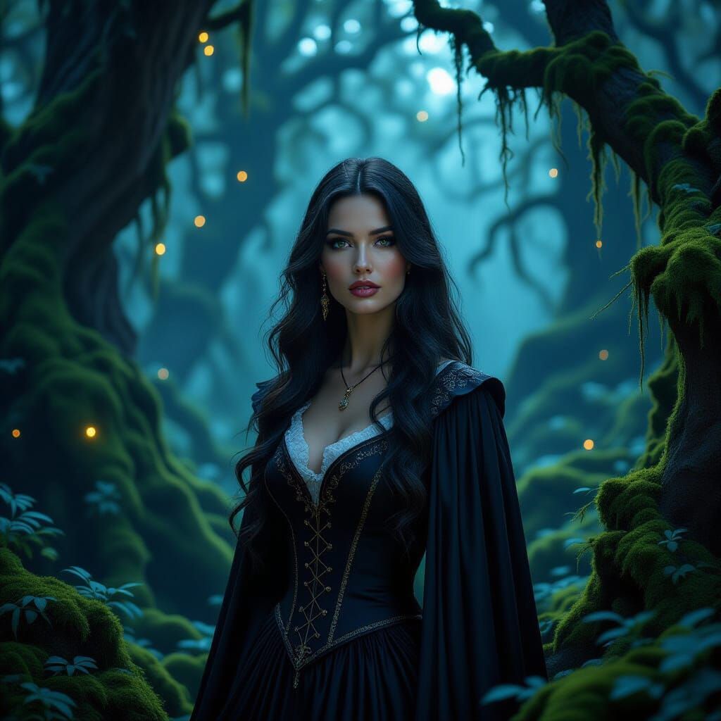 Mysterious Magician in Twilight Forest