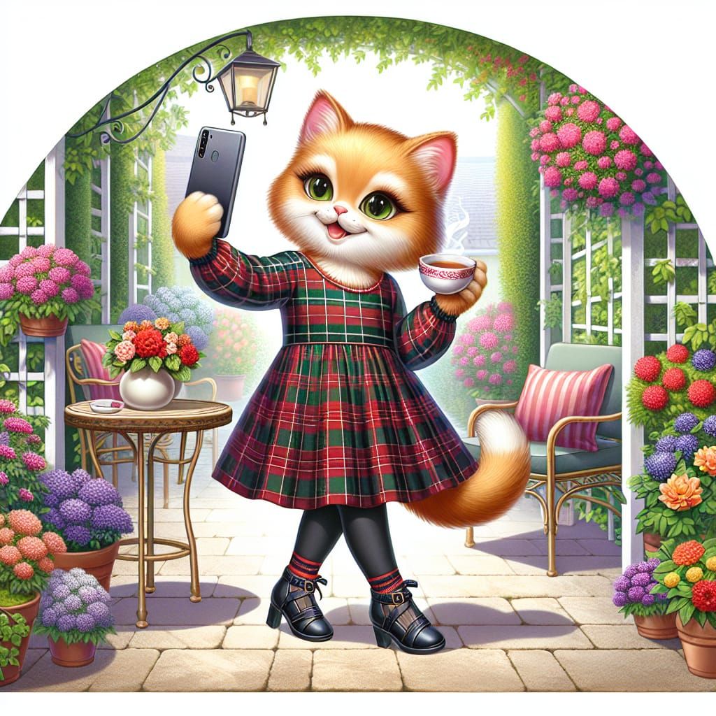 Kinju in their favorite outfit.