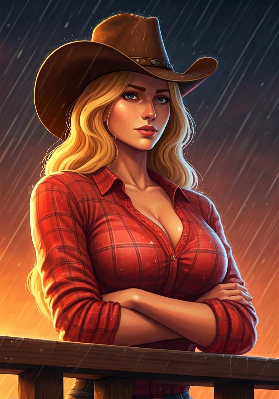 Looking Out to the Rain