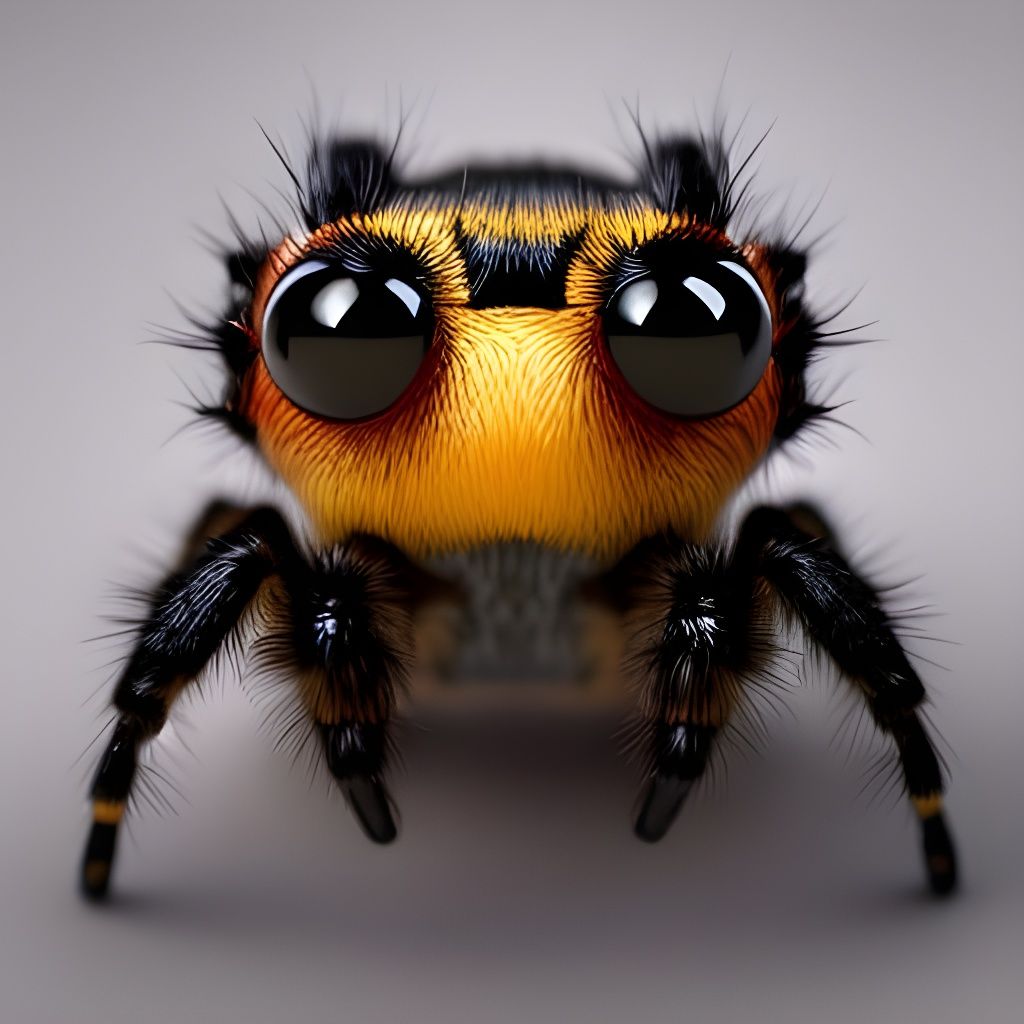Cute Fantasy Jumping Spider