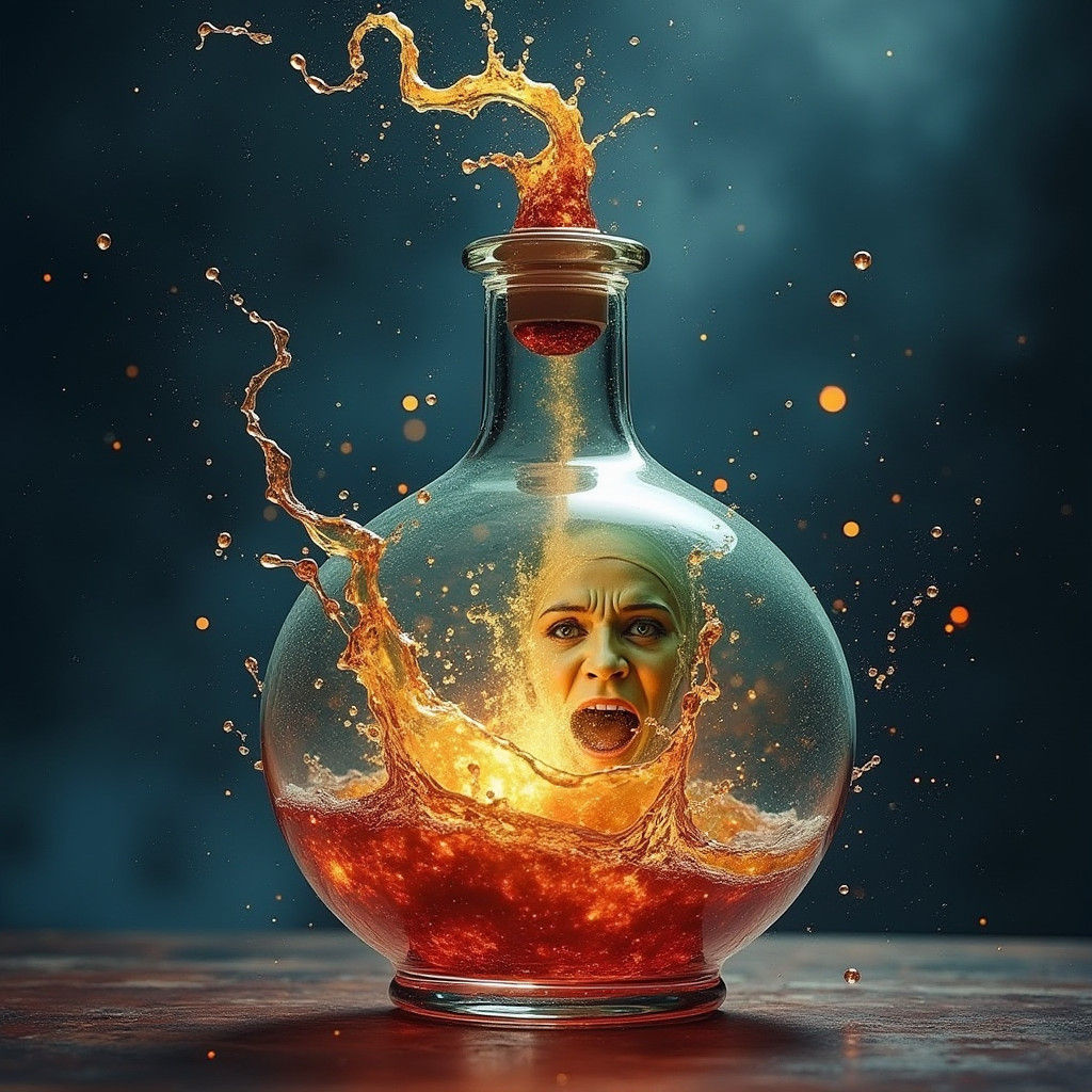 Arabian Nights: Ghostly Genie Escapes Bottle