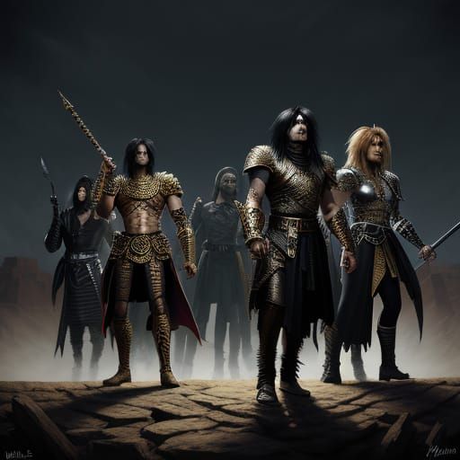 Gilgamesh Battles Kamala Harris with Motley Crue in Dark Fan...