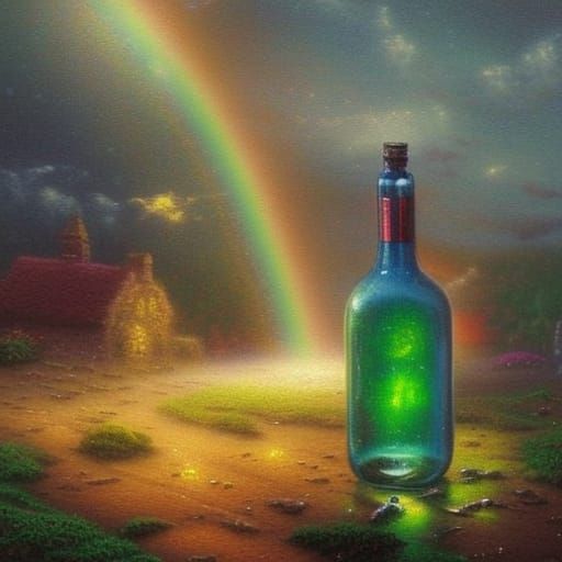 Rainbows Sprout from Ethereal Bottle