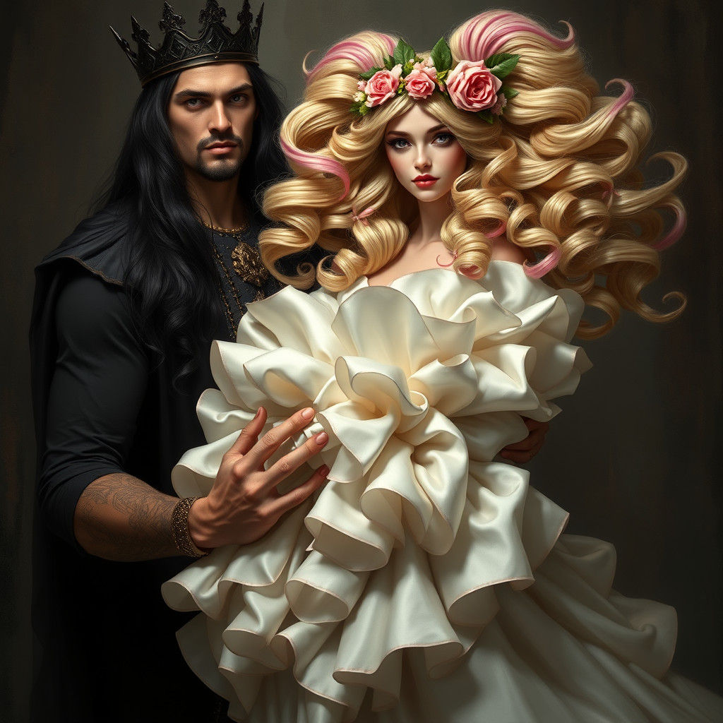 Dark King Captures a Whimsical Bride
