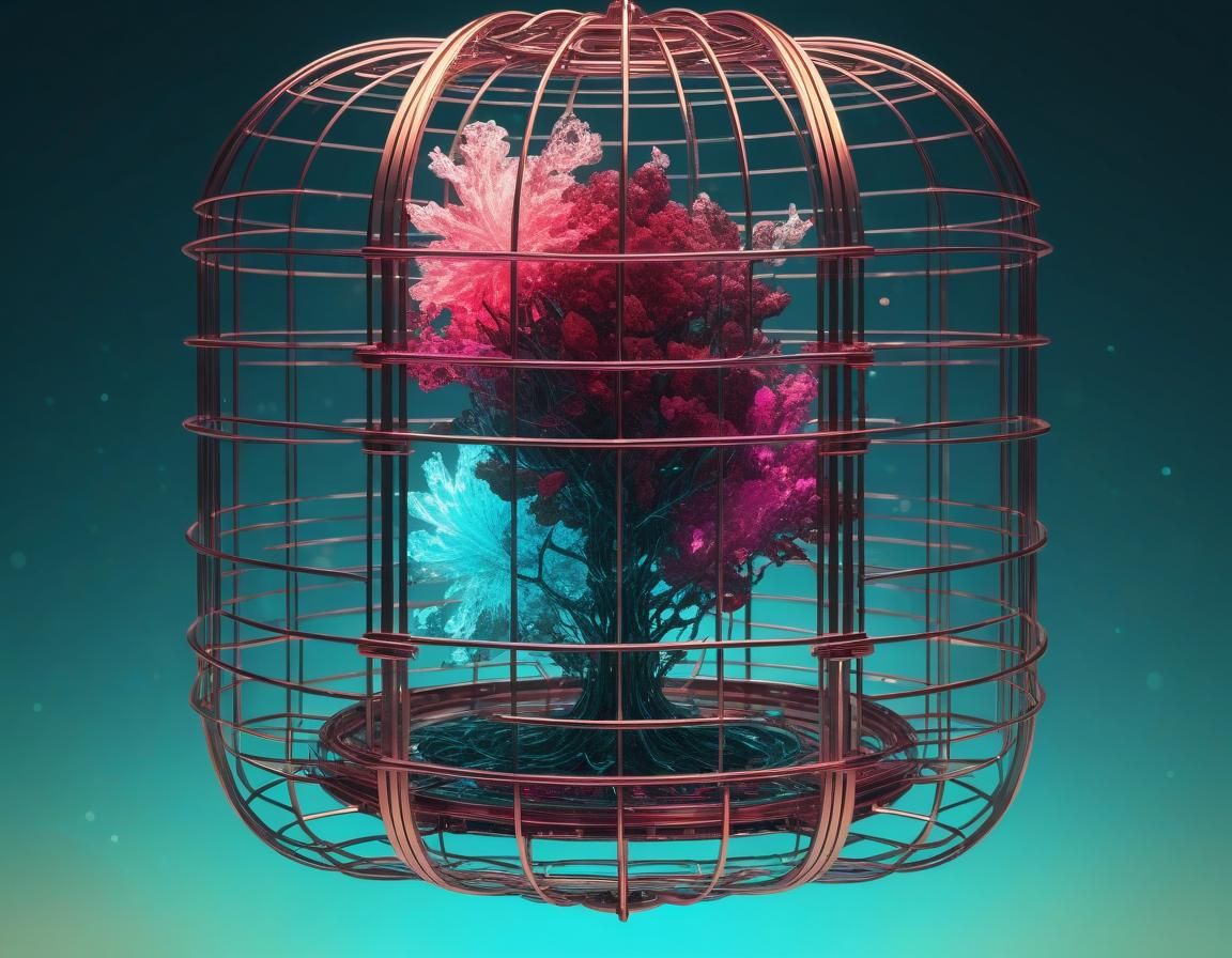 Ethereal Youth in Abstract Surreal Art