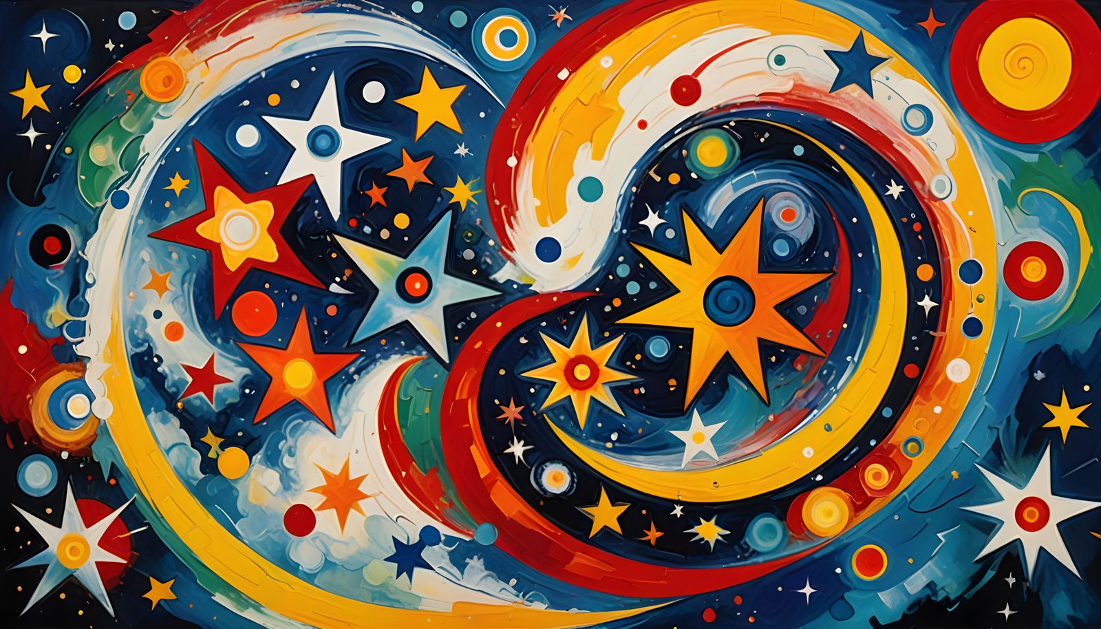 Whirly Wavy Stars in Cosmic Dance