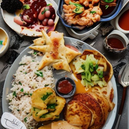 Delicious Food Still Life