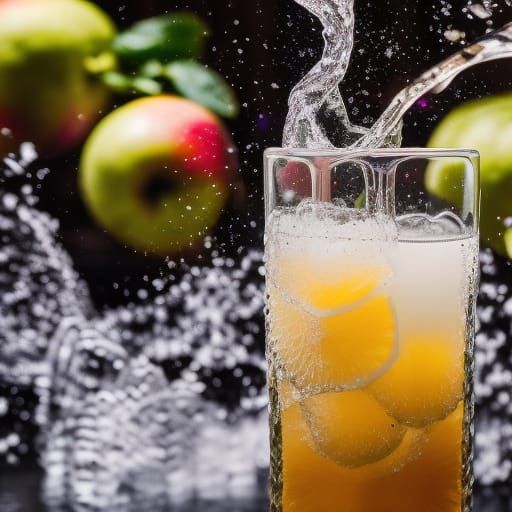 Tropical Fruit Explosion in a Glass