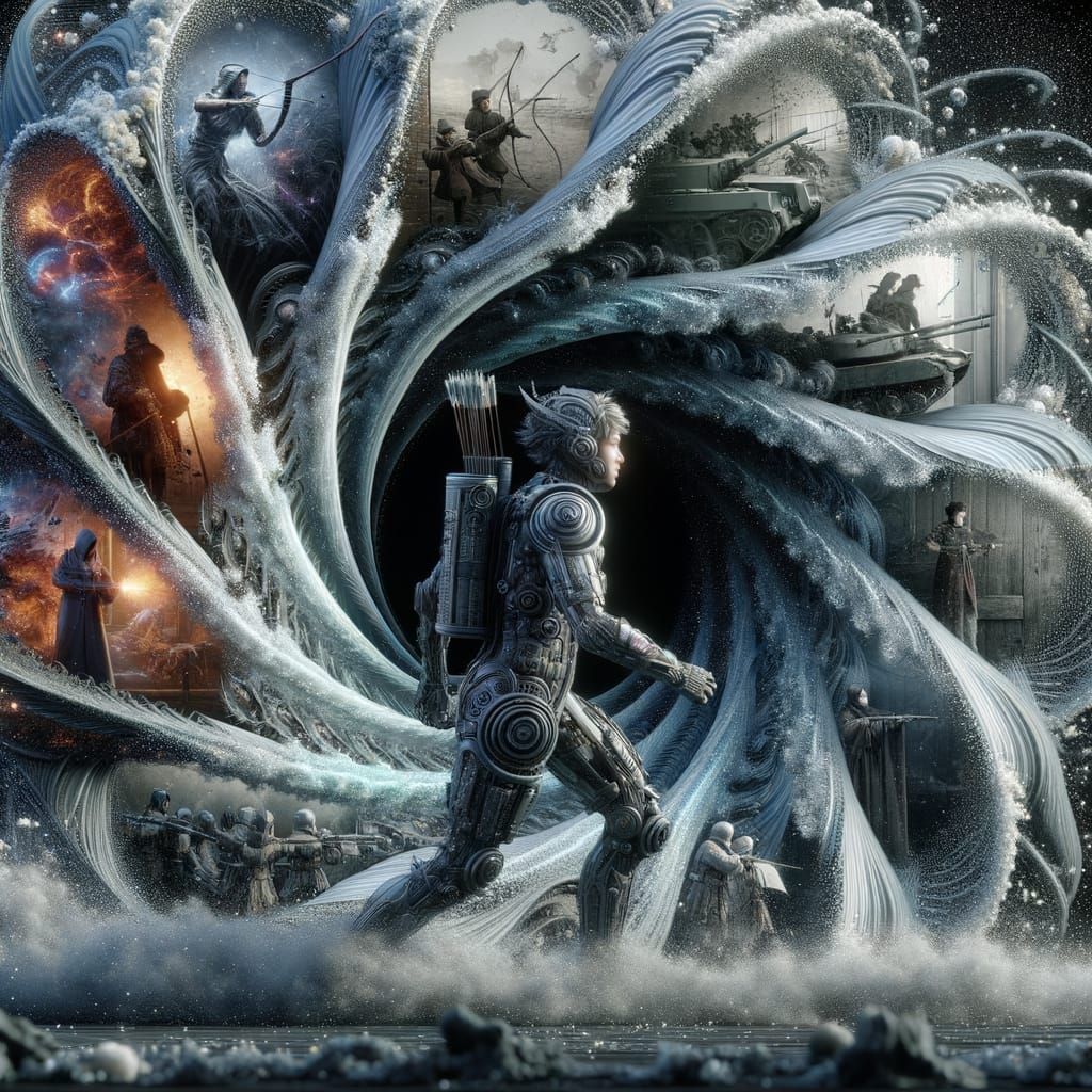 Ethereal Warriors Through Time