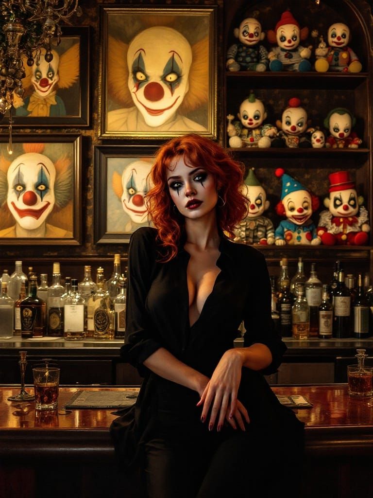Gilded Dreams and Dark Whimsy in a Dive Bar