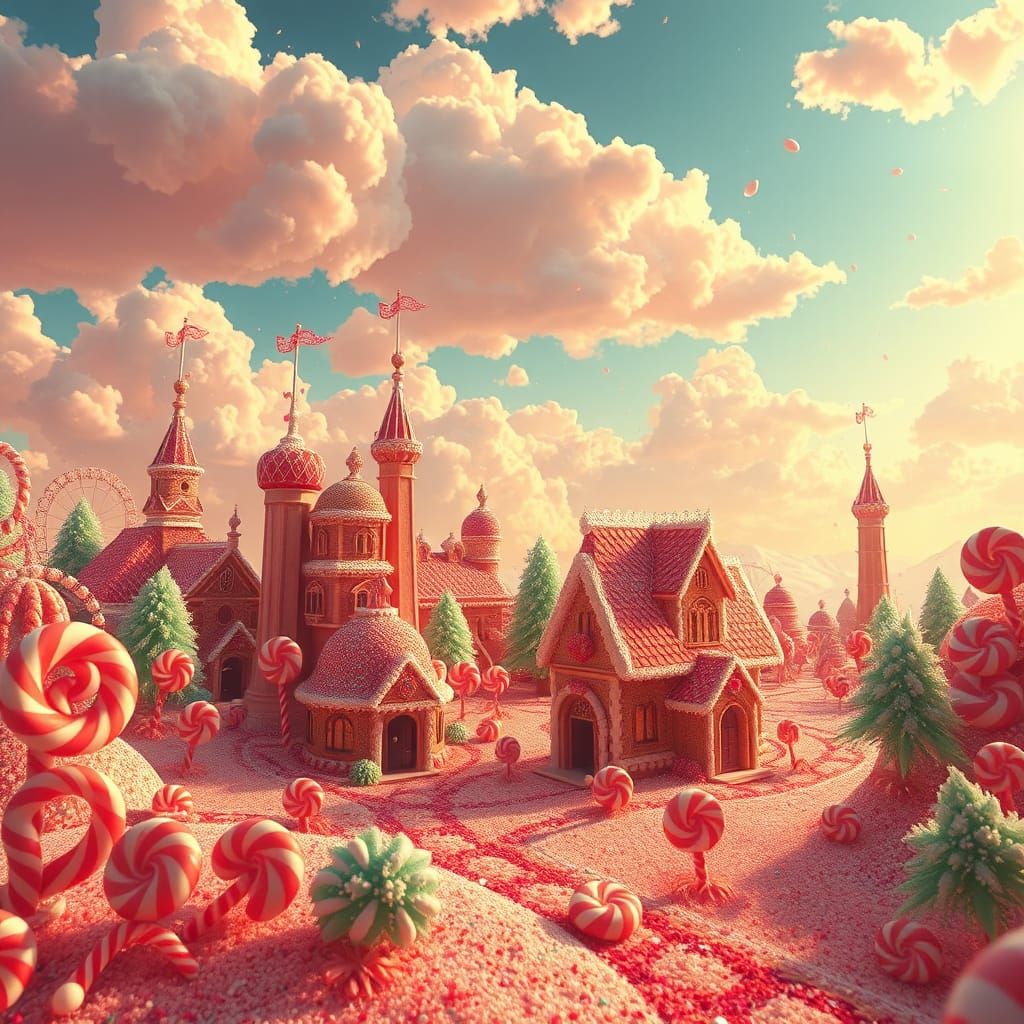 Sweet Dreamscape: A Candy Land Fantasy
