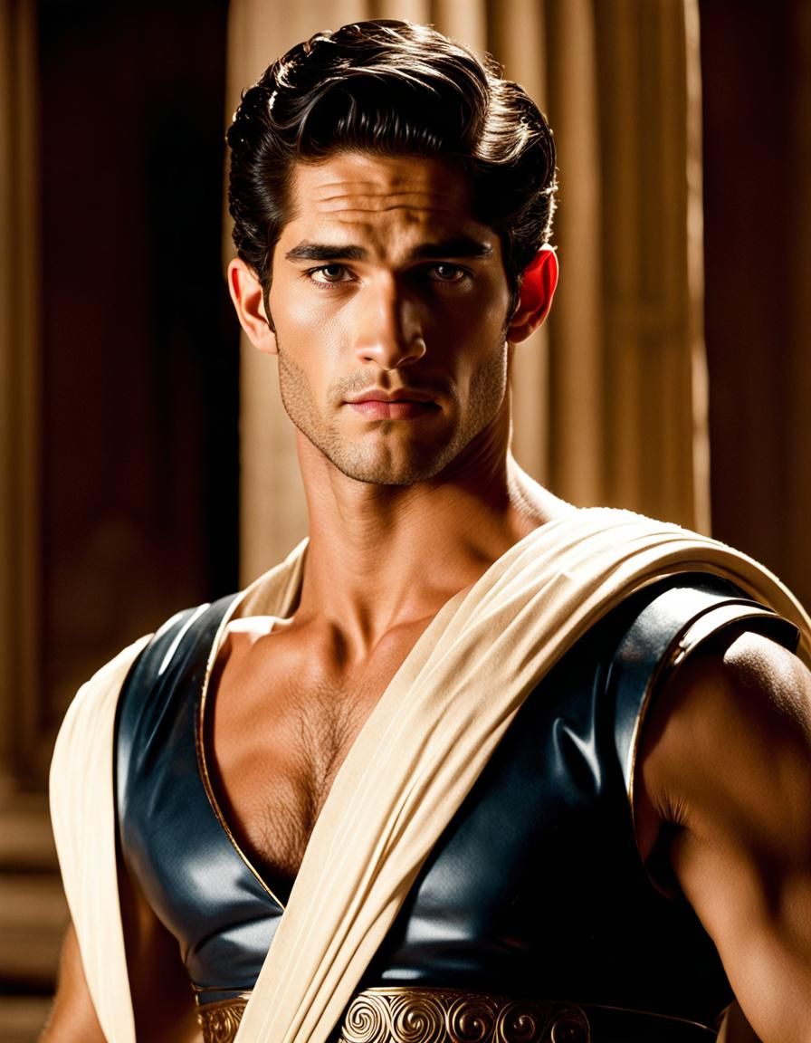 Tyler Posey as Greek God in Sword and Sandal Film