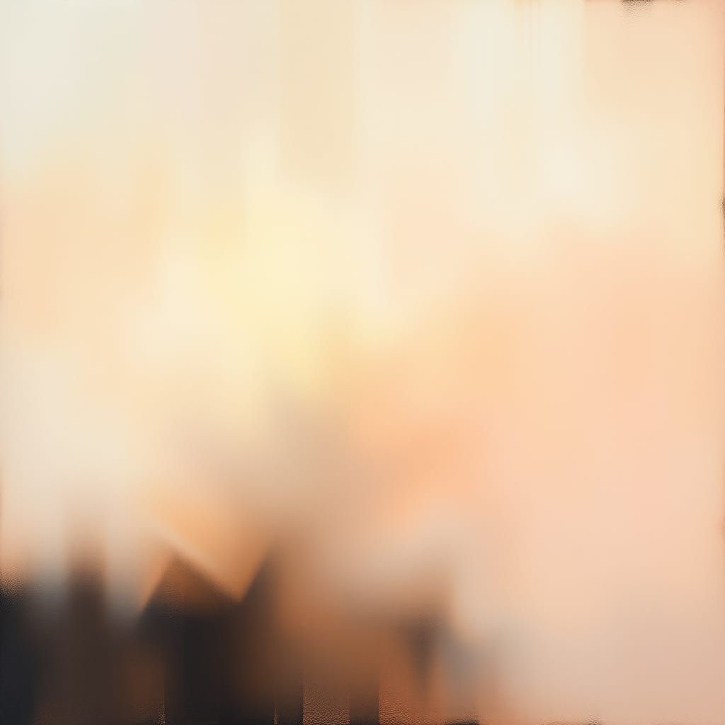 Dreamy Abstract Landscape in Pastel Colors