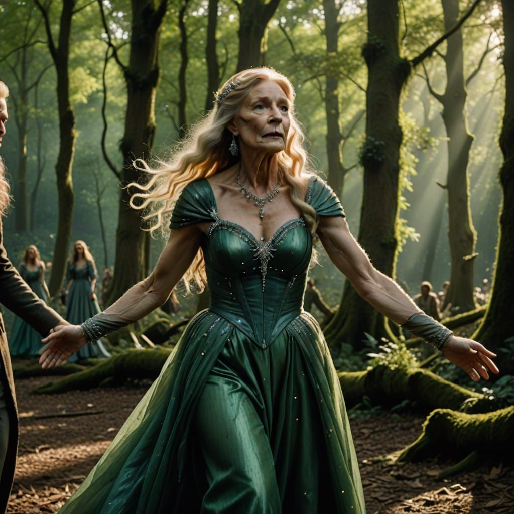 Queen Titania: Transvestite Fairy Tale in Forest