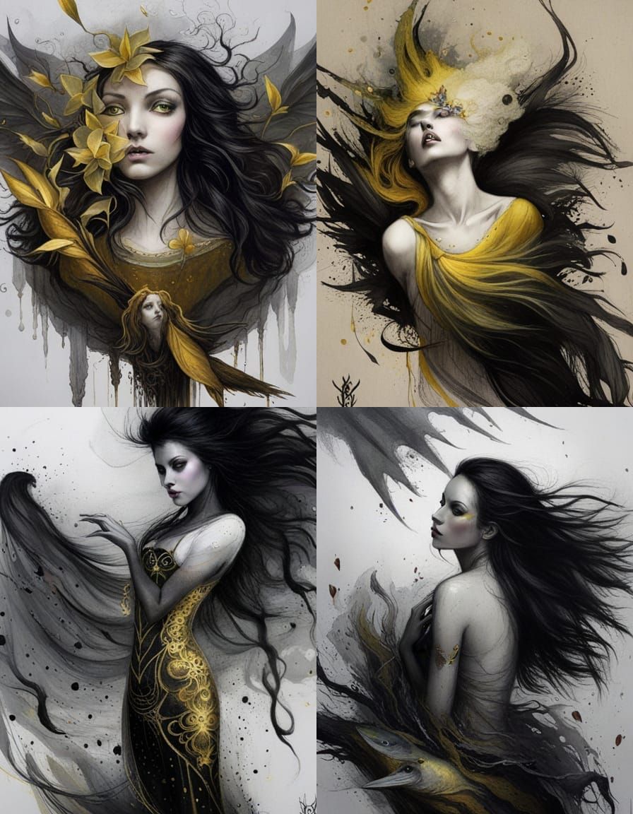 Ethereal Fantasy Art in Yoann Lossel Style