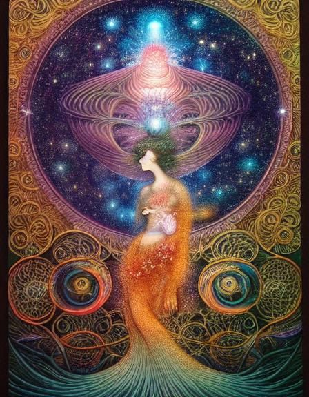 Universe Within: Detailed Fairytale Digital Art