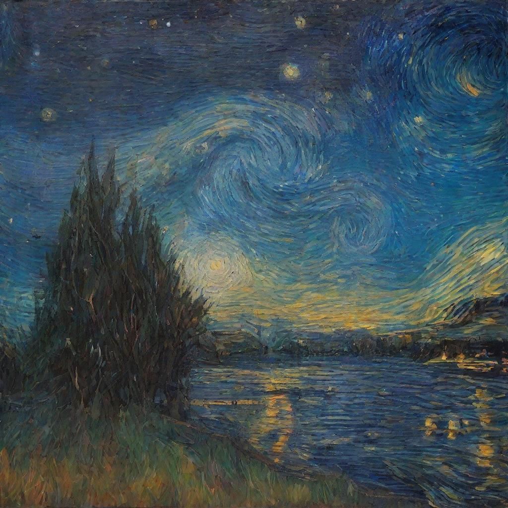 Celestial Dreams in Soft Impressionist Hues