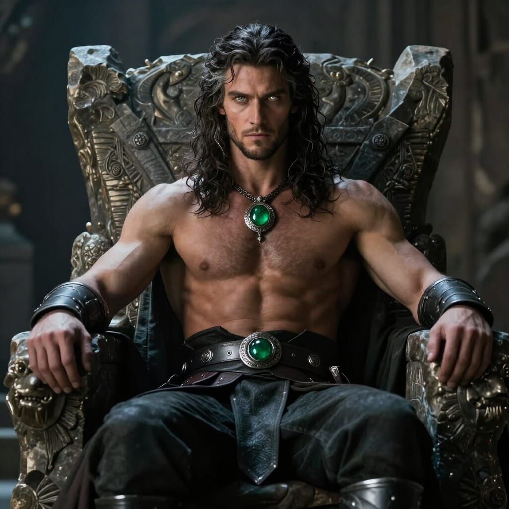 Aragorn King of Gondor Hyperrealistic Cinematic Portrait