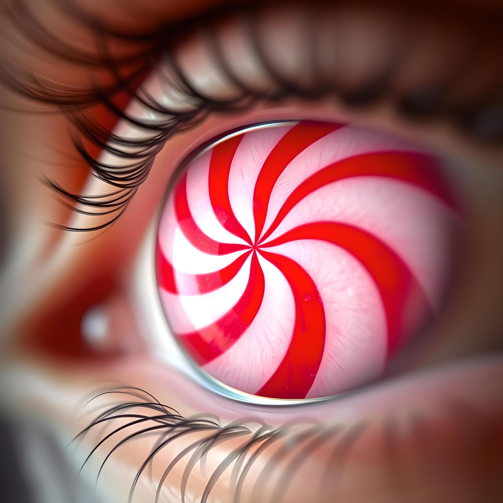Synesthesia Concept Art: Peppermint Eye Swirl