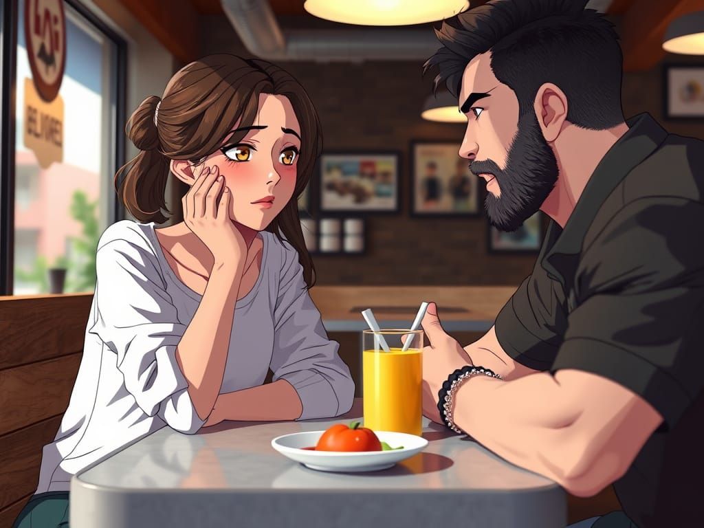 We never laugh together anymore.