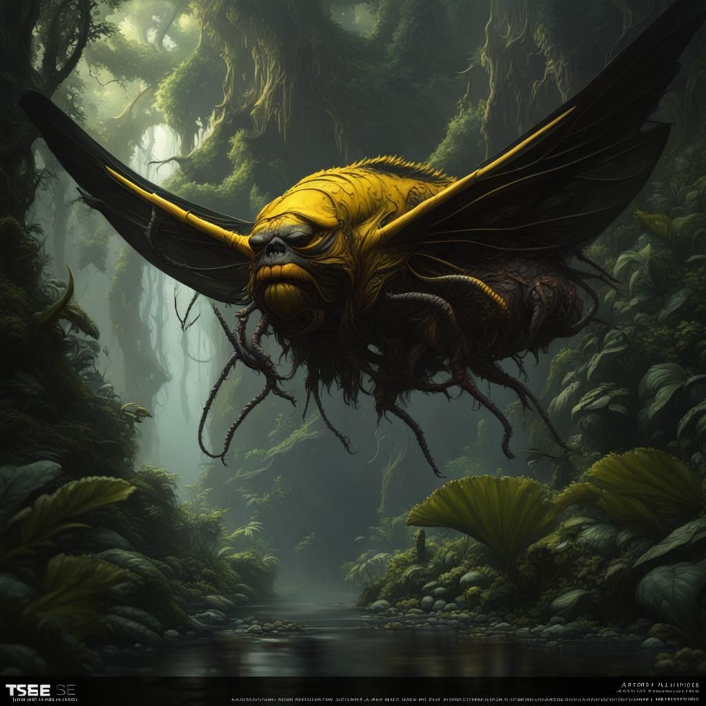 tse-tse fly, jungle, horror