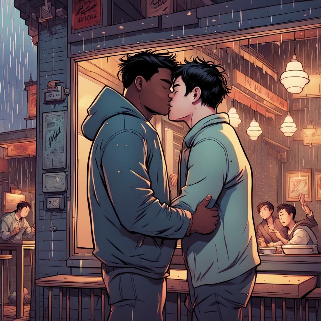 Men on a Date, Comic Book Art Style