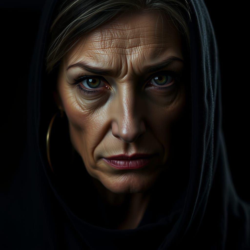 slightly sinister persian woman 2