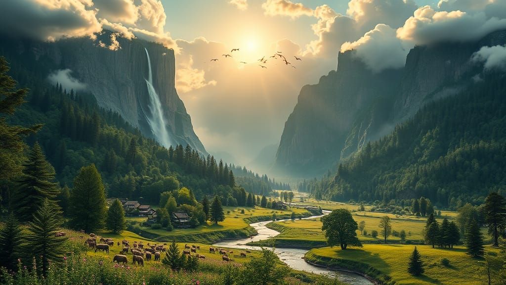 Pristine Earth: A Breathtaking Vision of Untouched Nature