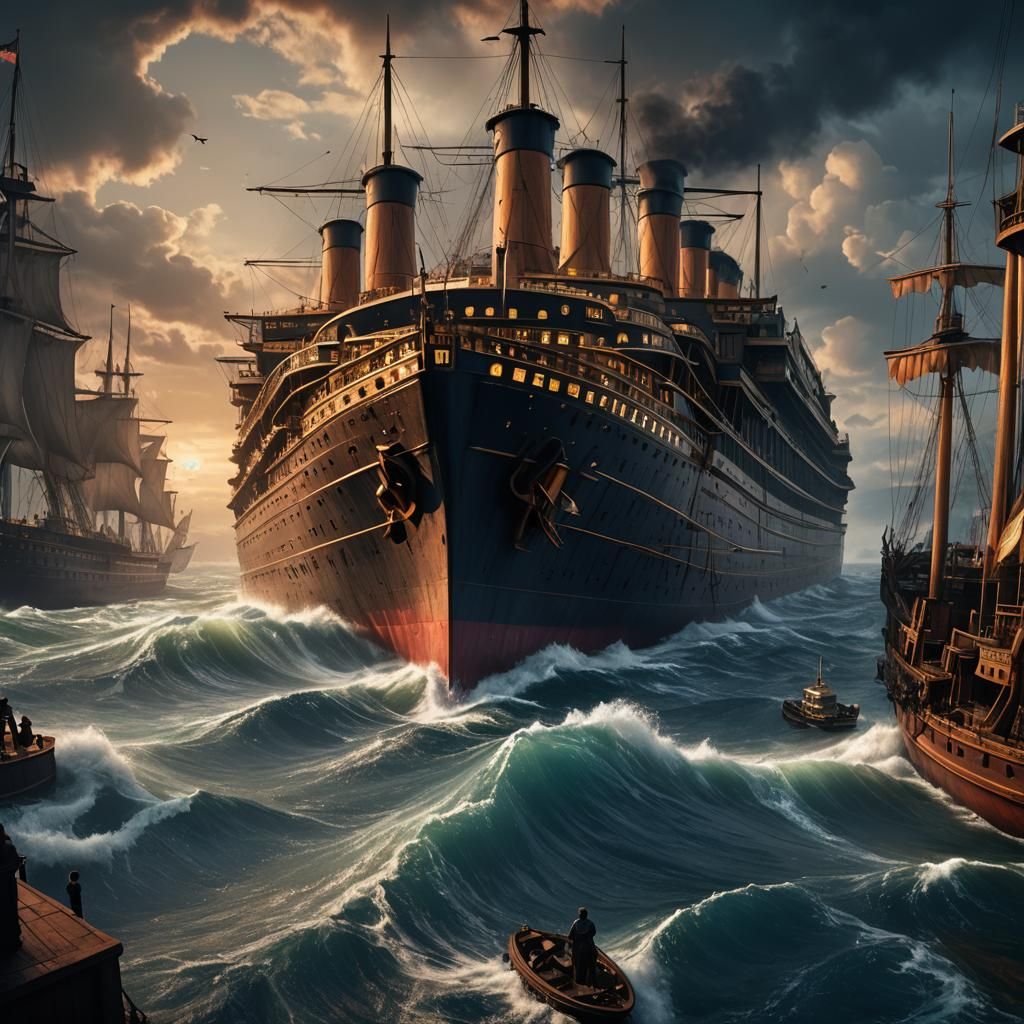 Titanic: Detailed Fantasy Concept Art